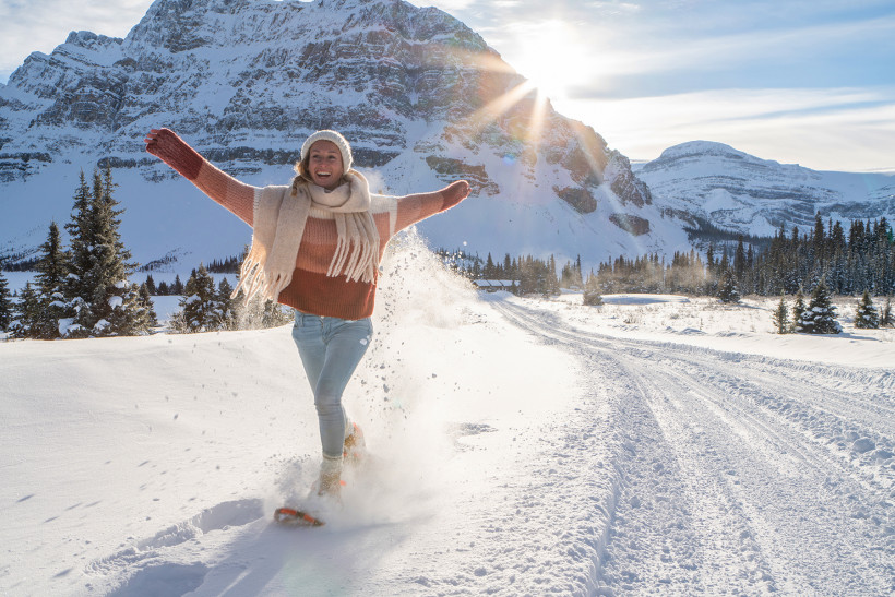 Séjour hiver à la montagne avec randonnée en raquettes à neige